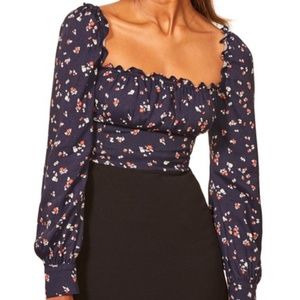 Reformation Matteo Square Neck Top Escondido 6